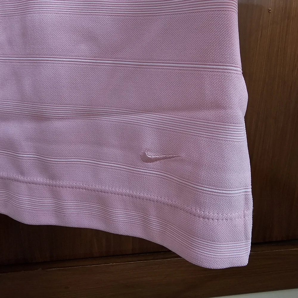 Nike Dri-Fit Women's Striped Collared Athletic Tank Top - Size L - Picture 6 of 6